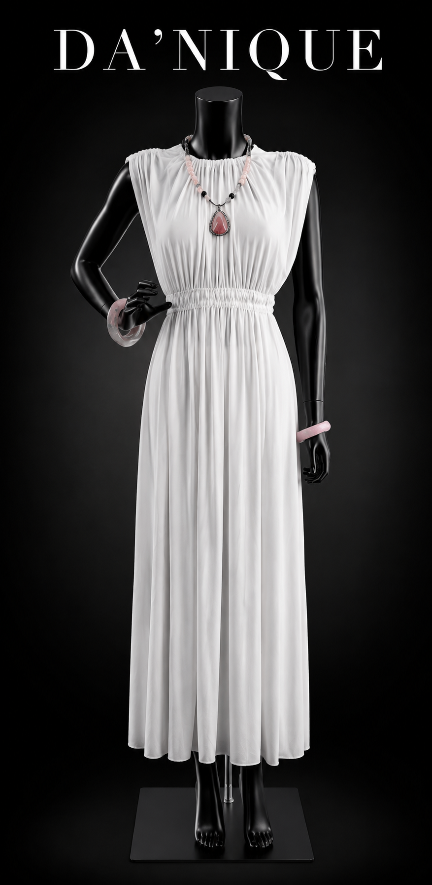 Dress Maxi Sheer Mesh Front Slits with Shorts