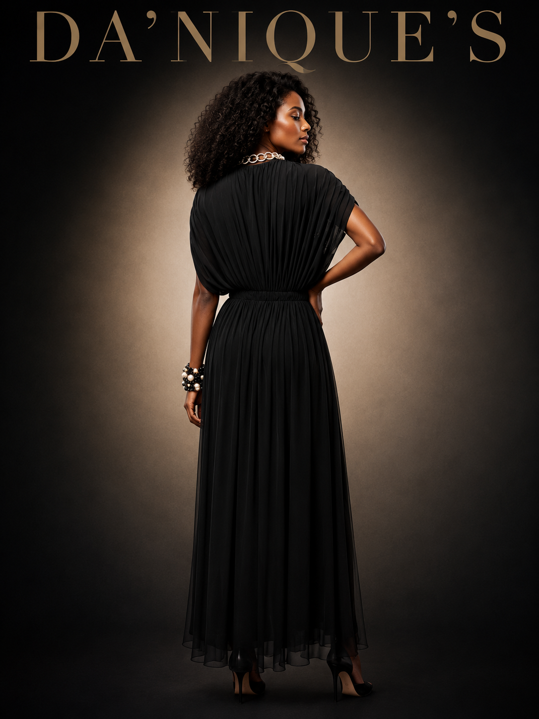 Dress Maxi Sheer Black Mesh Front Slits with Shorts Plus Size
